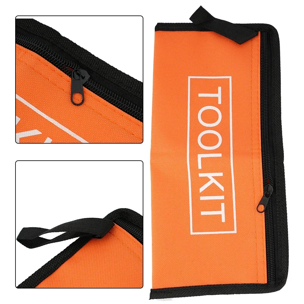 Tool Pouch Bag Waterproof Storage Case Multi-function Portable Bag Oxford Cloth Hardware Tool Kits 28x13cm