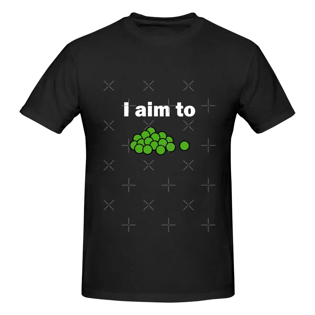 Funny I Aim To Green Peas Solar Opposites Classic Men's T-shirt Printed Tops are loose and slim fit Women's T-shirts