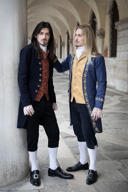 Conjunto del 18 rococo Medieval victoriano para hombre uniforme Retro para novio vestido de baile de Halloween traje de regencia AliExpress
