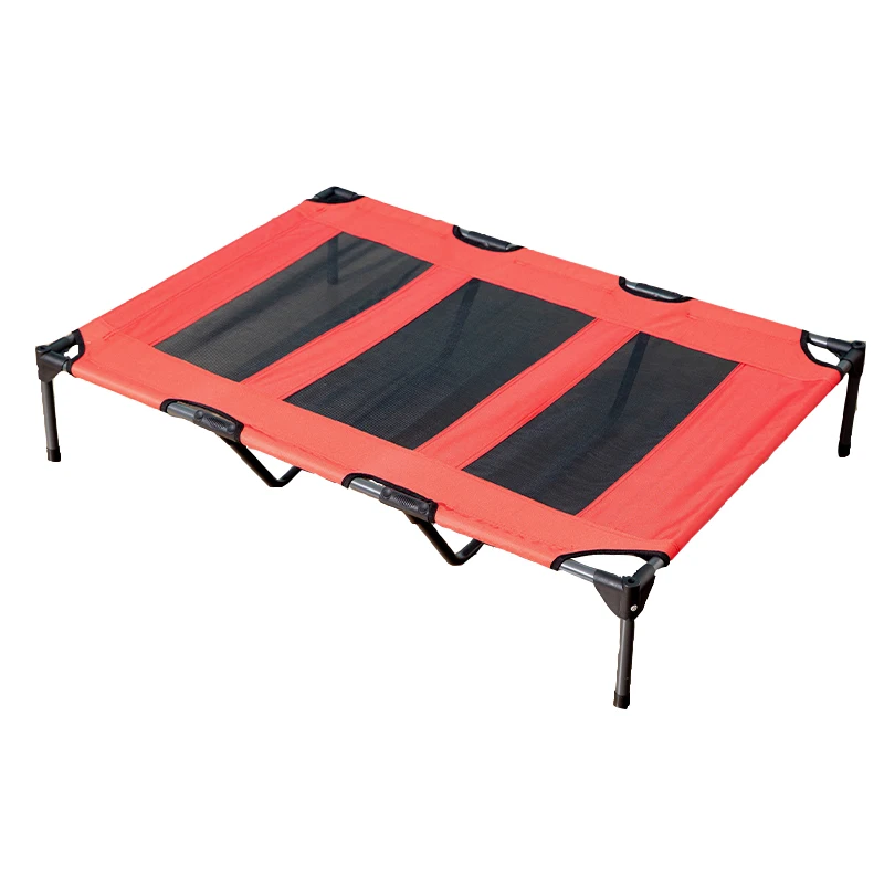 Outdoor Camping Durable Strong Raised Sunshade Pet Bed Pet Cot Elevated Dog Bed with Canopy