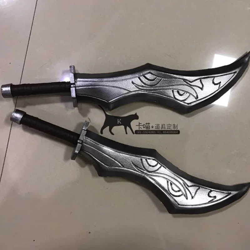 

Game LOL Katarina Cosplay Prop PVC Sword Weapons The Sinister Blade Halloween Christmas Fancy Party Props Double Swords