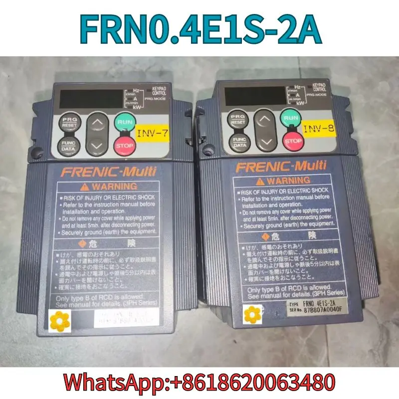 

Used Frequency converter FRN0.4E1S-2A 0.4KW test OK Fast Shipping