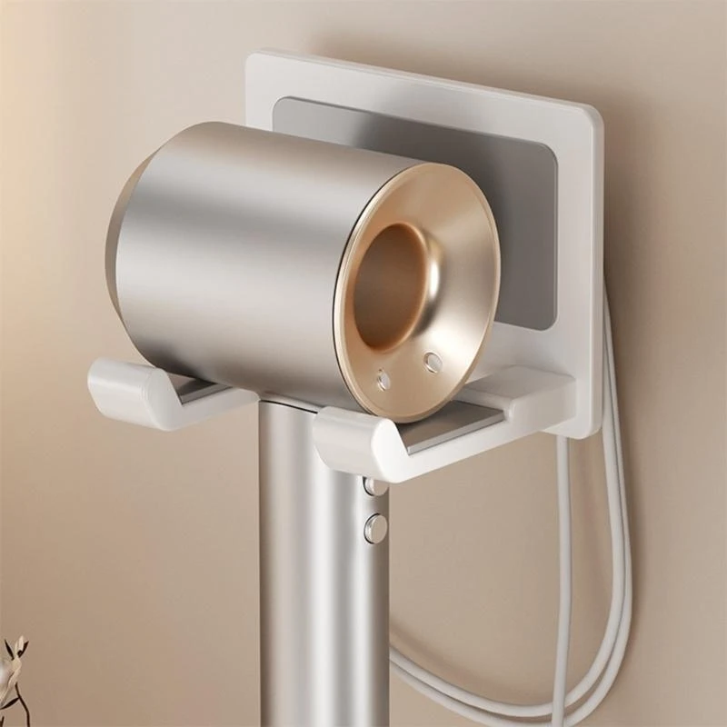 

Convenient Adhesive Sturdy Aluminum and Plastic Hair Dryer Organizers for Styling in Bathrooms and Dressing Room B03E