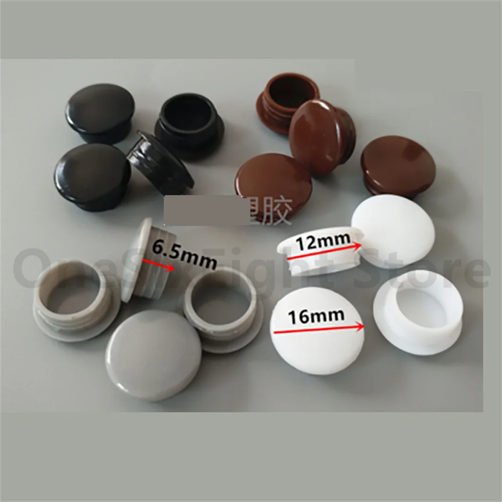 

10pcs Round Plastic Hole Plugs Blanking Inserts Masking Finishing Protective End Cap