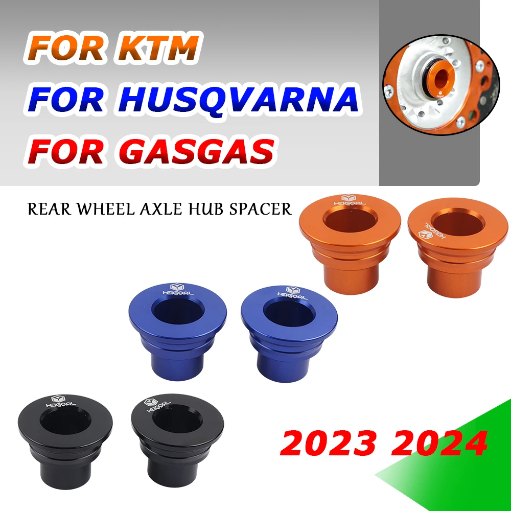 For KTM EXC 300 250 EXC 2023 350 450 500 XCW XCFW For Husqvarna FC FX TX TC FE TE 300 GasGas EX MC 2024 Rear Wheel Spacers Hub