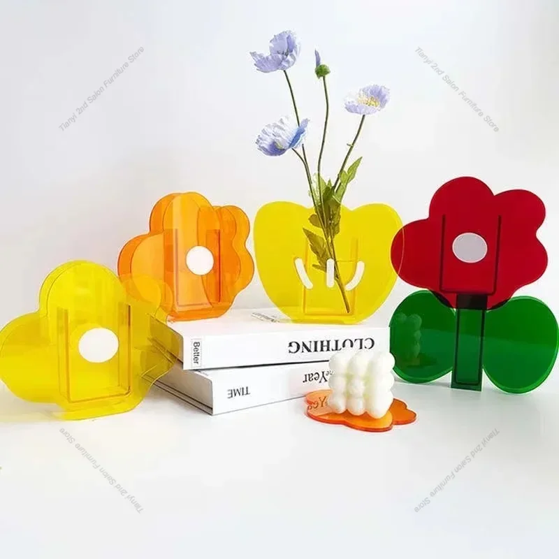 Nordic Simple Style Decoration Pieces Miniatures Garden Flower Vase Decorative Crafts Living Room Home & Garden Estátua FYFM
