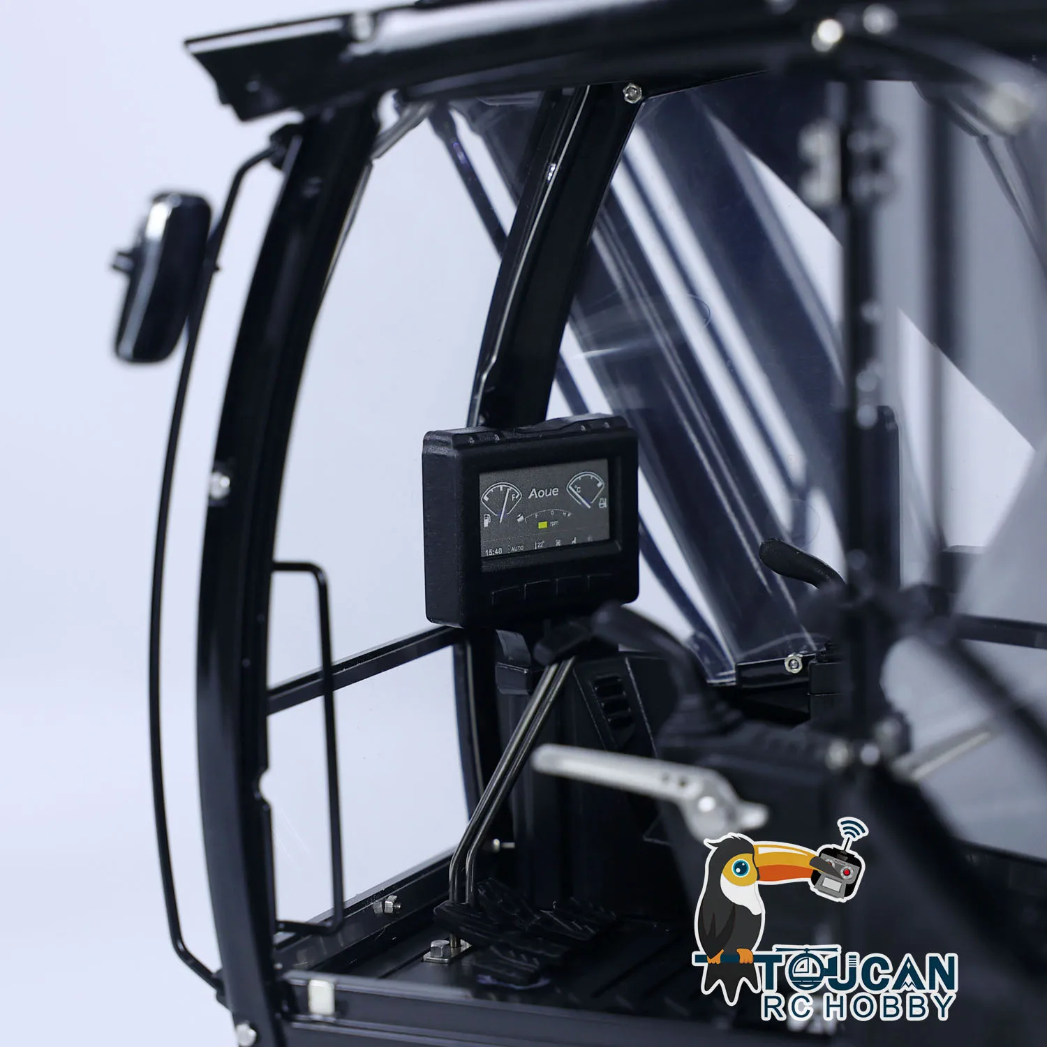 Lesu lr945 atualizado rtr 1/14 rc escavadeira de metal hidráulica modelo pl18evlite acoplador de liberação rápida luzes veículo brinquedo modelo presente