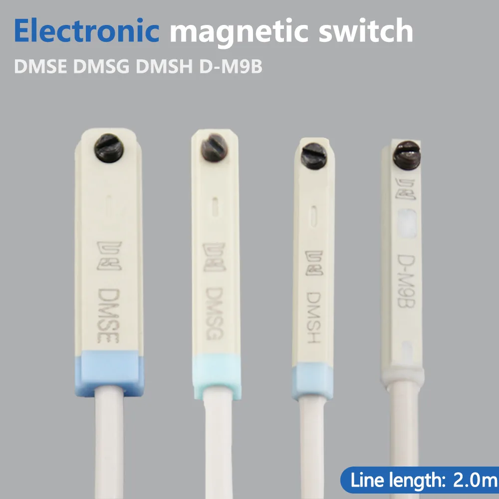 

Cylinder Electronic Magnetic Switch Limit Sensor D-M9B DMSH DMSG DMSE High Sensitivity Waterproof And Oil-proof 2-meter Cable