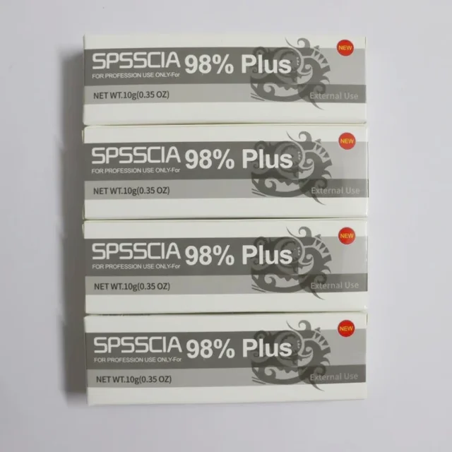 2024 New Arrival 98% szary SPSSCIA krem do tatuażu przed makijażem permanentnym Piercing brwi usta skóra ciała