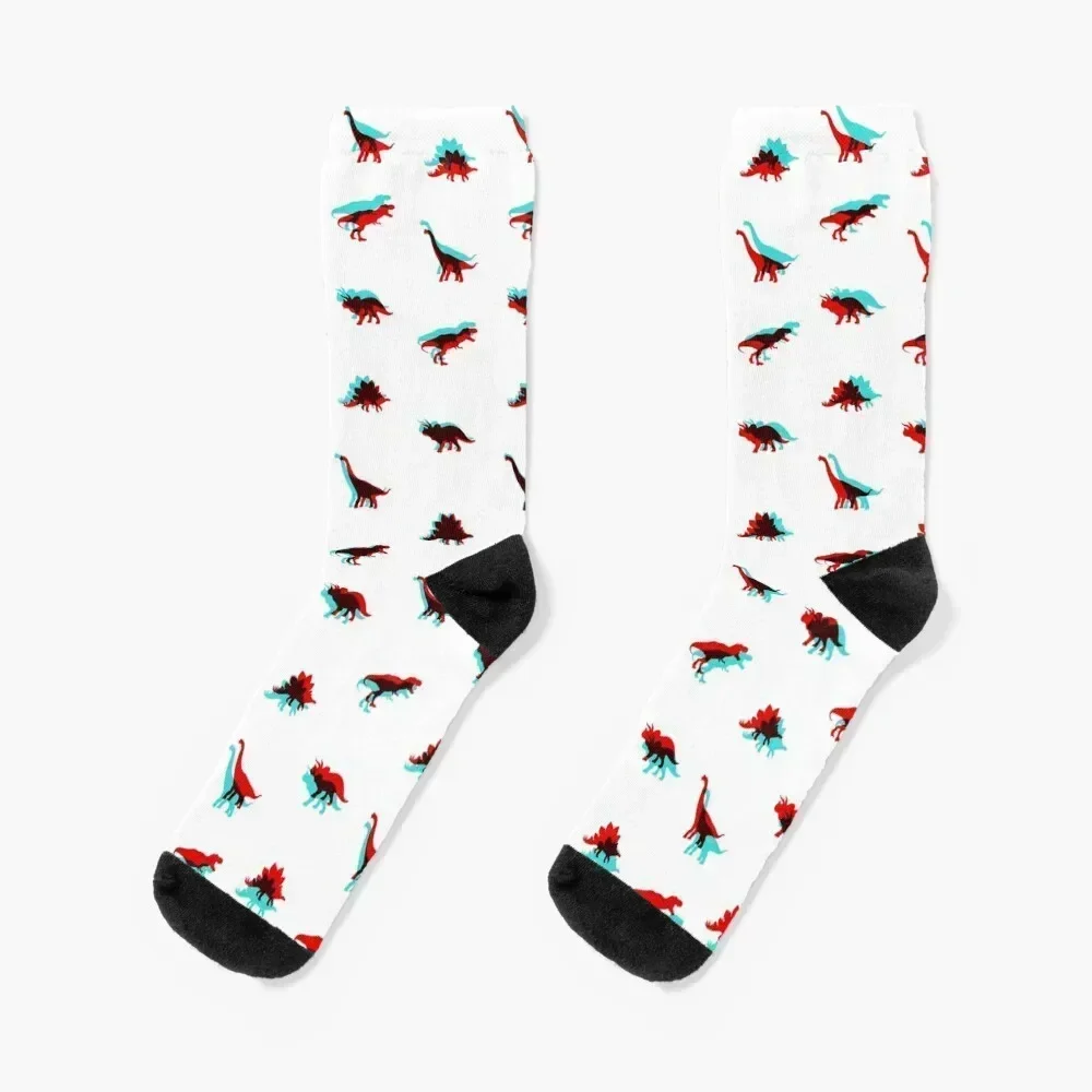 

Dinosaur 3D Socks cartoon sport Novelties winter gifts Designer Man Socks Women's