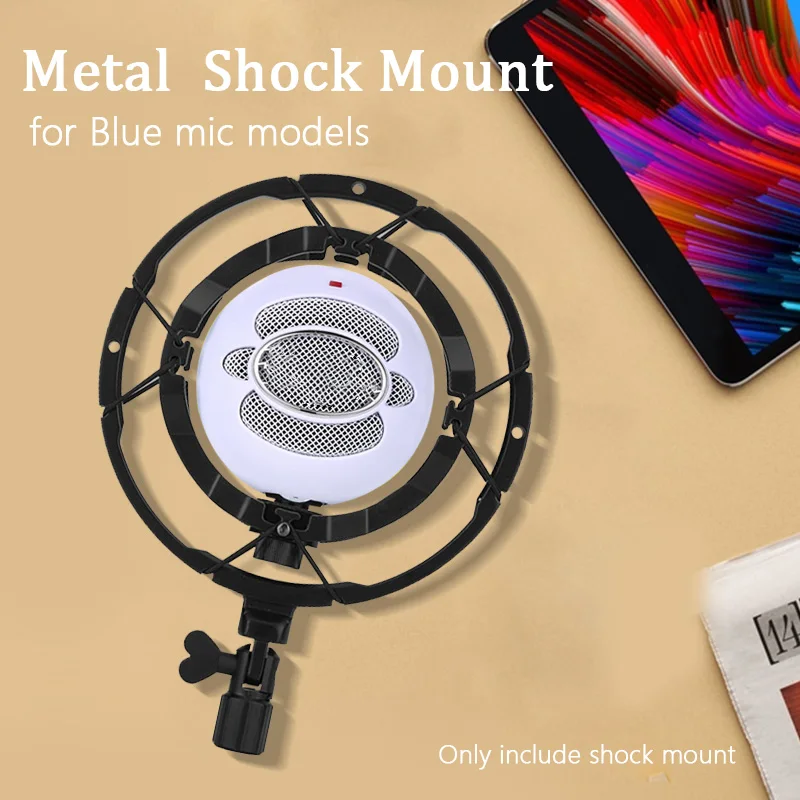 Kim Loại Chống Sốc Cho Xanh Dương Yeti Mic Nhện Giảm Rung Sốc Tiếng Ồn Phù Hợp Với Sự Bùng Nổ Cánh Tay Chân Đế Micro T8/9