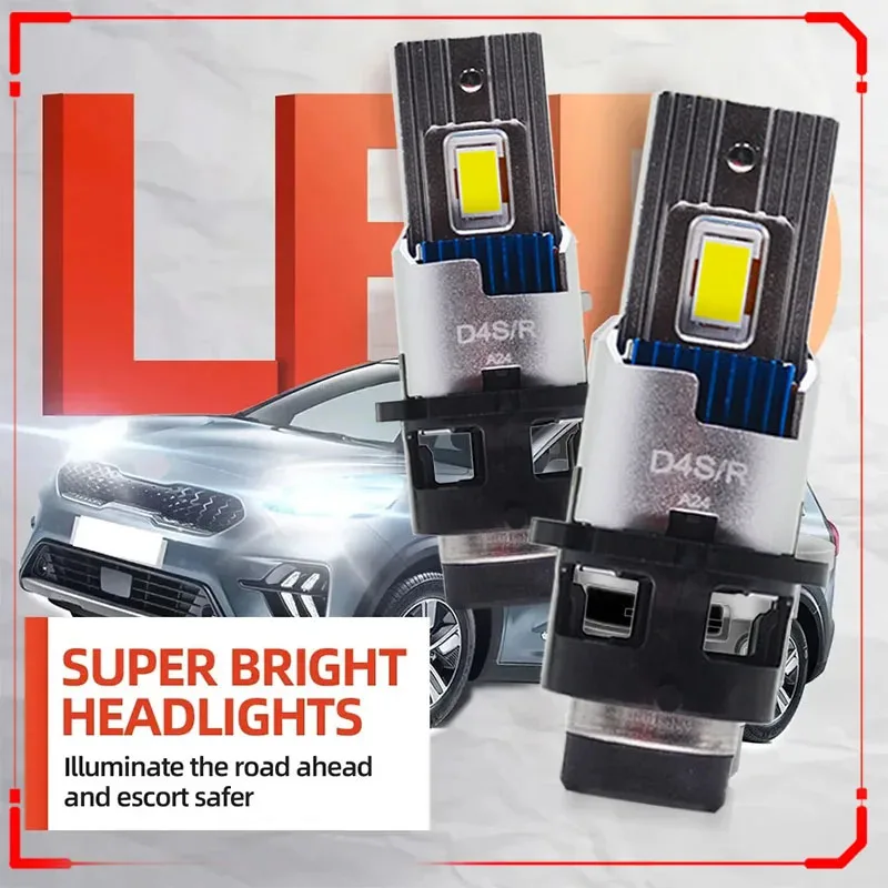 2 قطعة D2R D4R D4S D2S LED لمبات استبدال لتويوتا أفالون بريوس سولارا فينزا لسوبارو لكزس مدى أكورا كانبوس سيارة LED لمبة #4