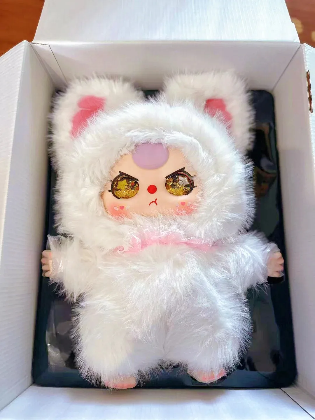 

2025 Original Baby Three Ai 800% Bliand Box Can Tell A Story In English Limited Kawaii Action Figure Big Vinyl Doll Kids Gift