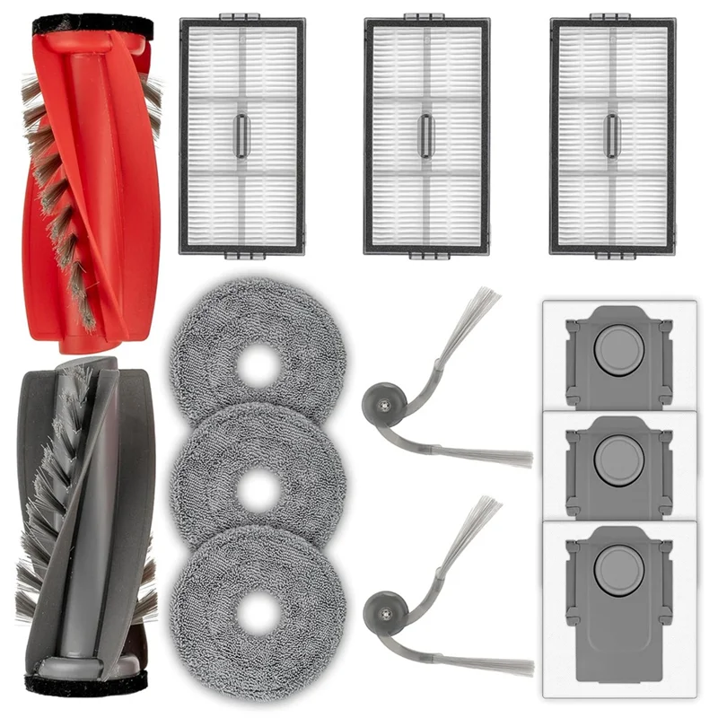 A76G-交換メインサイドブラシ Roborock Saros 10R ロボット掃除機 Hepa フィルターモップ布ダストバッグ