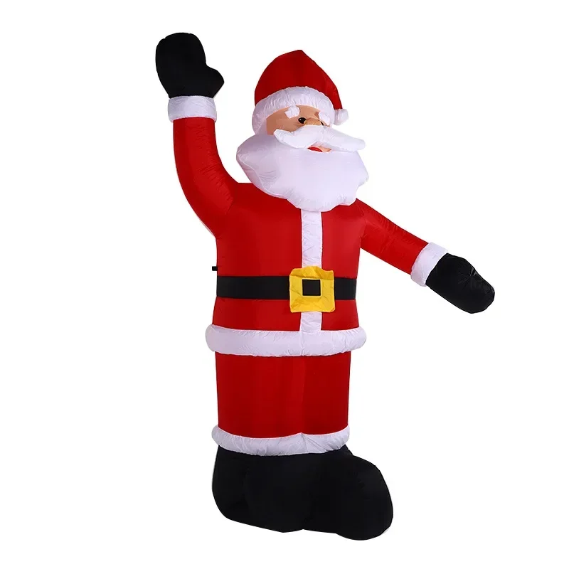 8FT/2.4M Inflatable Santa Claus Glowing Christmas Outdoor Decoration LED Glowing Giant Party New Year 2023 Christmas Decoration