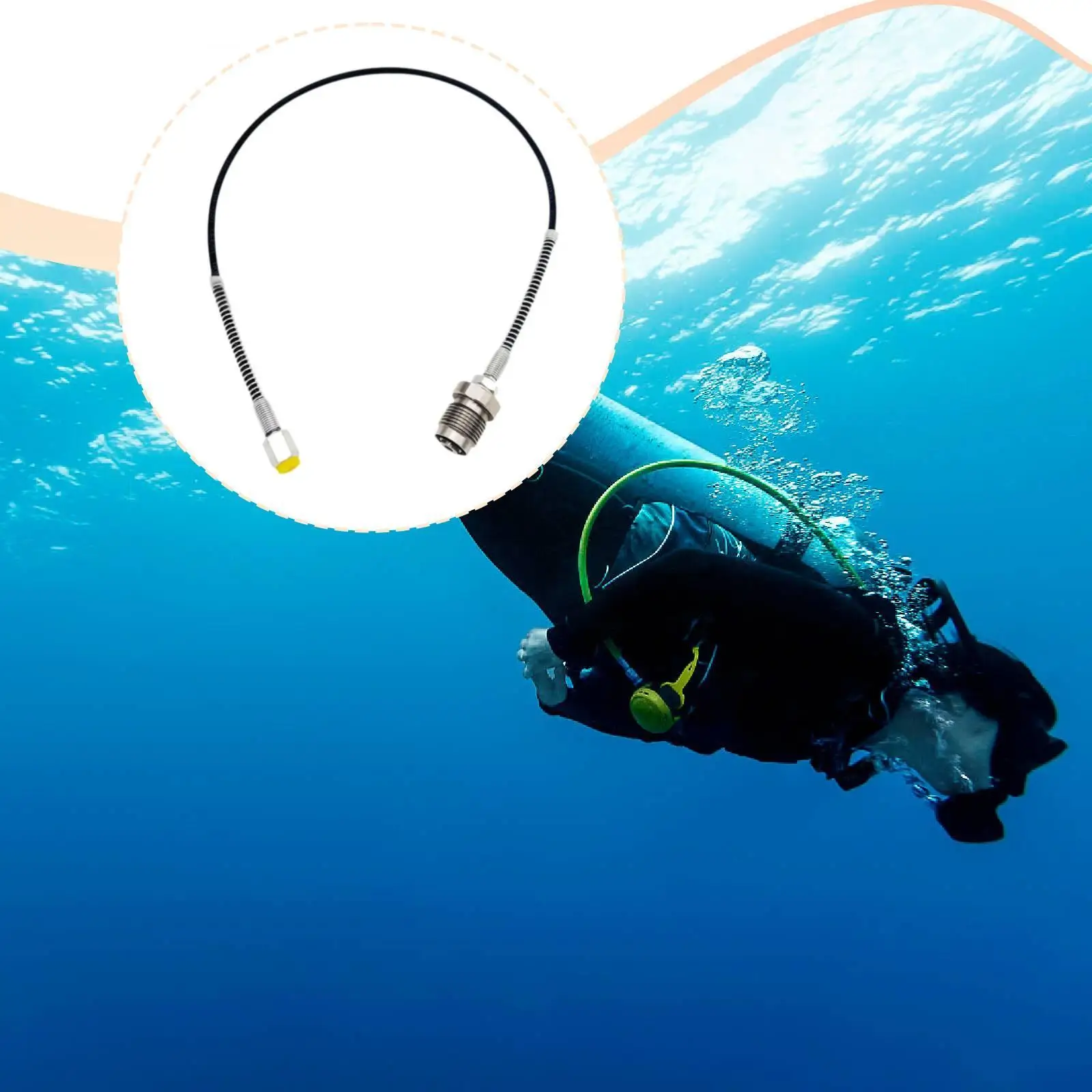 mangueira-pneumatica-espiral-de-60cm-para-kit-de-mergulho-com-conector-para-adaptador-de-tanque-de-baixa-pressao