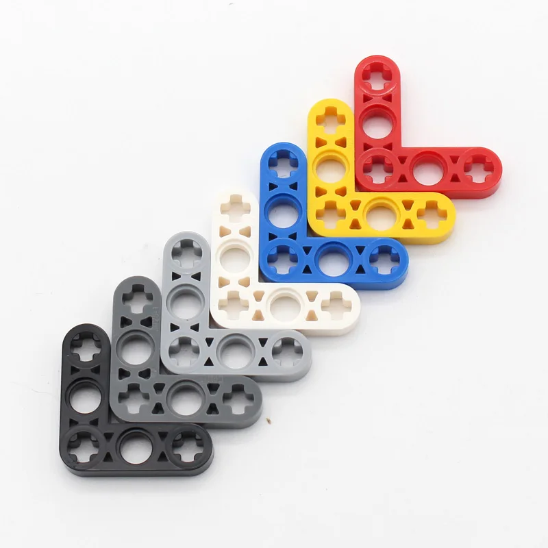 70pcs Technology 32056 Modified Bent Thin L-Shape 3x3 Bricks Building Blocks Accessories DIY Machine Parts Compatible Toys