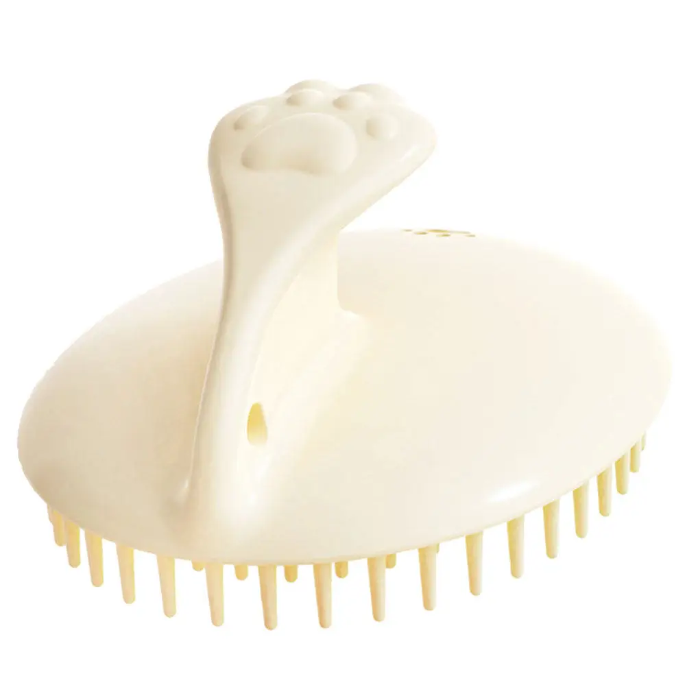 Scalp Massager Shampoo Brush Soft Plastic Head Scrubber for Deep Cleaning Relaxing Hair Scalp Exfoliator Shower Hair Care Tool
