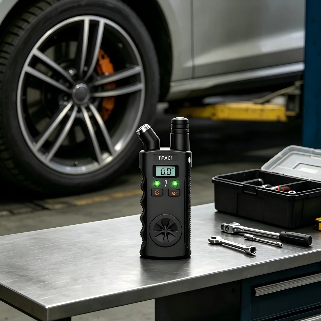 2in1 Tire Pressure Tester TPMS A01 Plus Monitoring System Reset Device Universal Digital Display Reading Relearn Tool - view 4