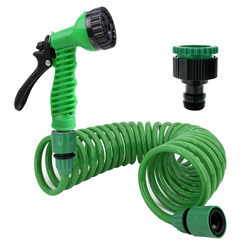 

7-Function Sprinkler Head, Retractable Water Hose Pipe, Multifunctional Nozzle for Garden Irrigation Lawn Watering Car Cleaning