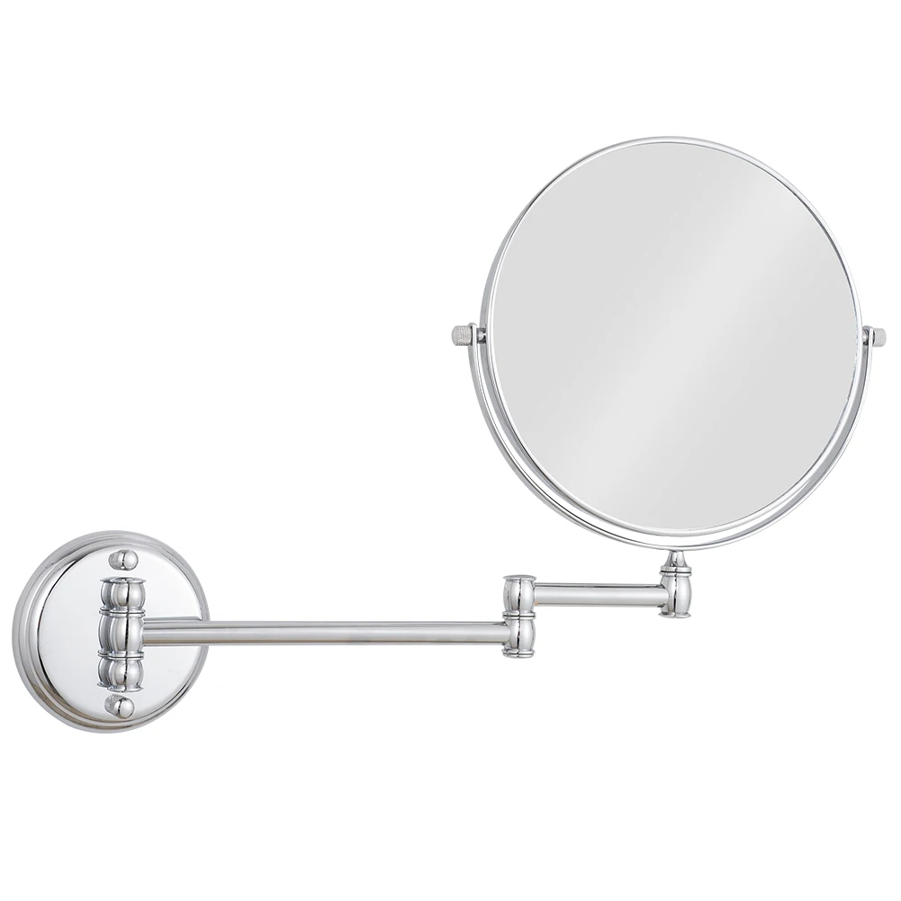 

GURUN Wall Mounted Makeup Mirror Professional Vanity Mirror Adjustable Countertop 360 Rotating Polished Nickel With magnificatio