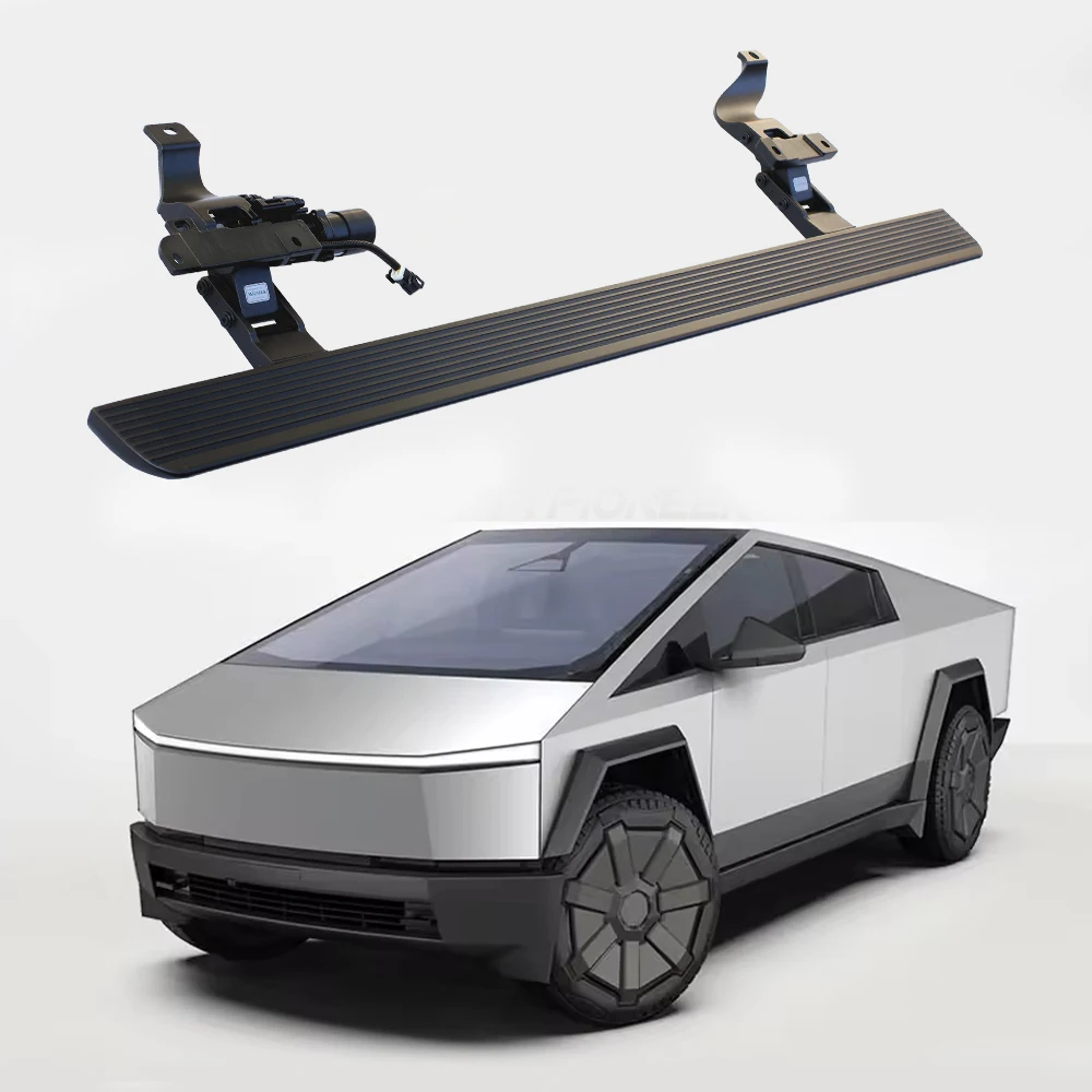 High Quality 2PCS Side Step Stairs Running Board Foot Step Nerf Bars Electrical Power Side Steps for Tesla Cybertruck 2024 2025