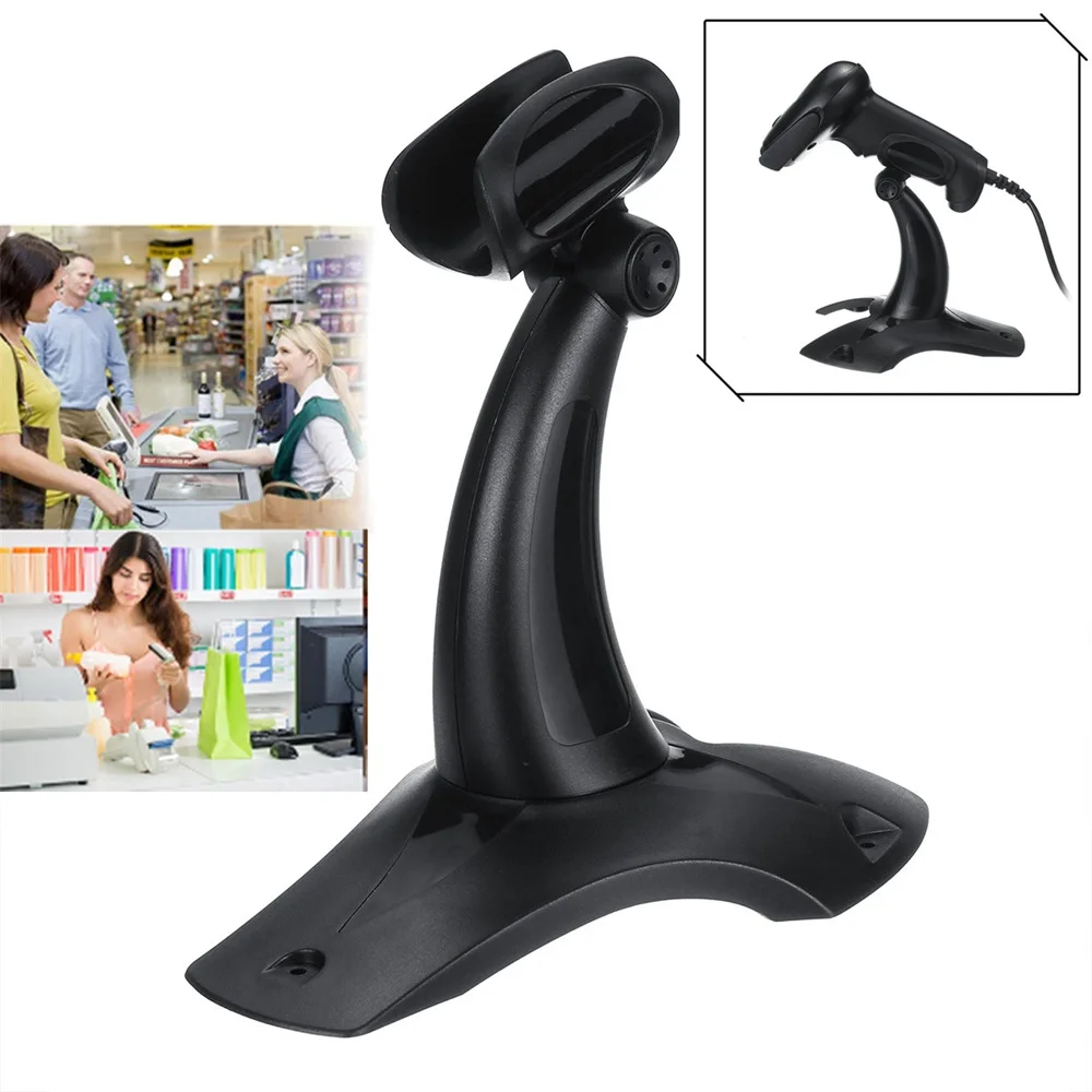 Universal Scanner Bracket Handheld Scan Reader Bar Code Scanner Removable Anti-skid Scanner Bracket Stand Holder Socket