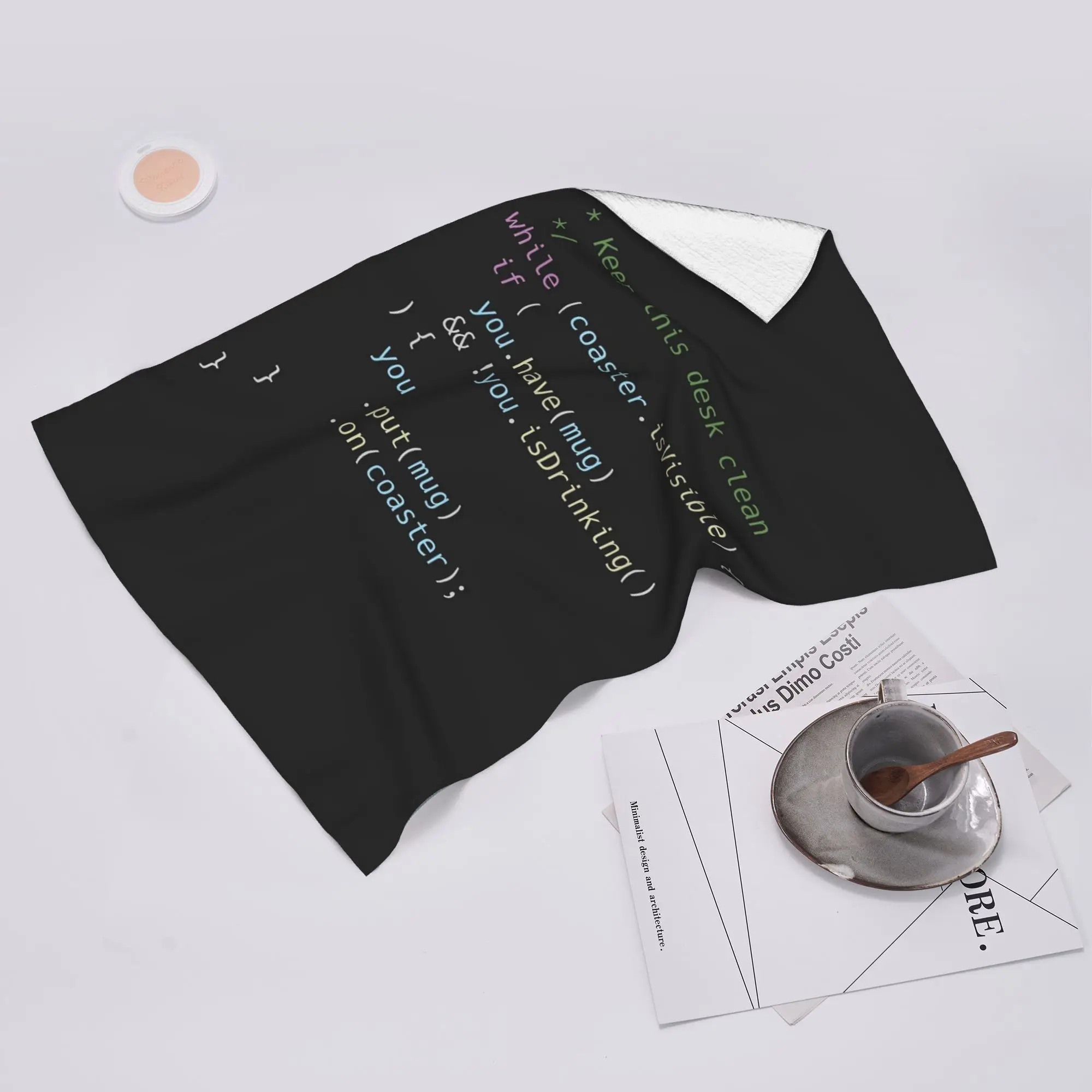 Custom The Perfect Coaster for Programm Soft Face Towel Quick Dry Pool Bath Cotton Towels Absorbent Quick