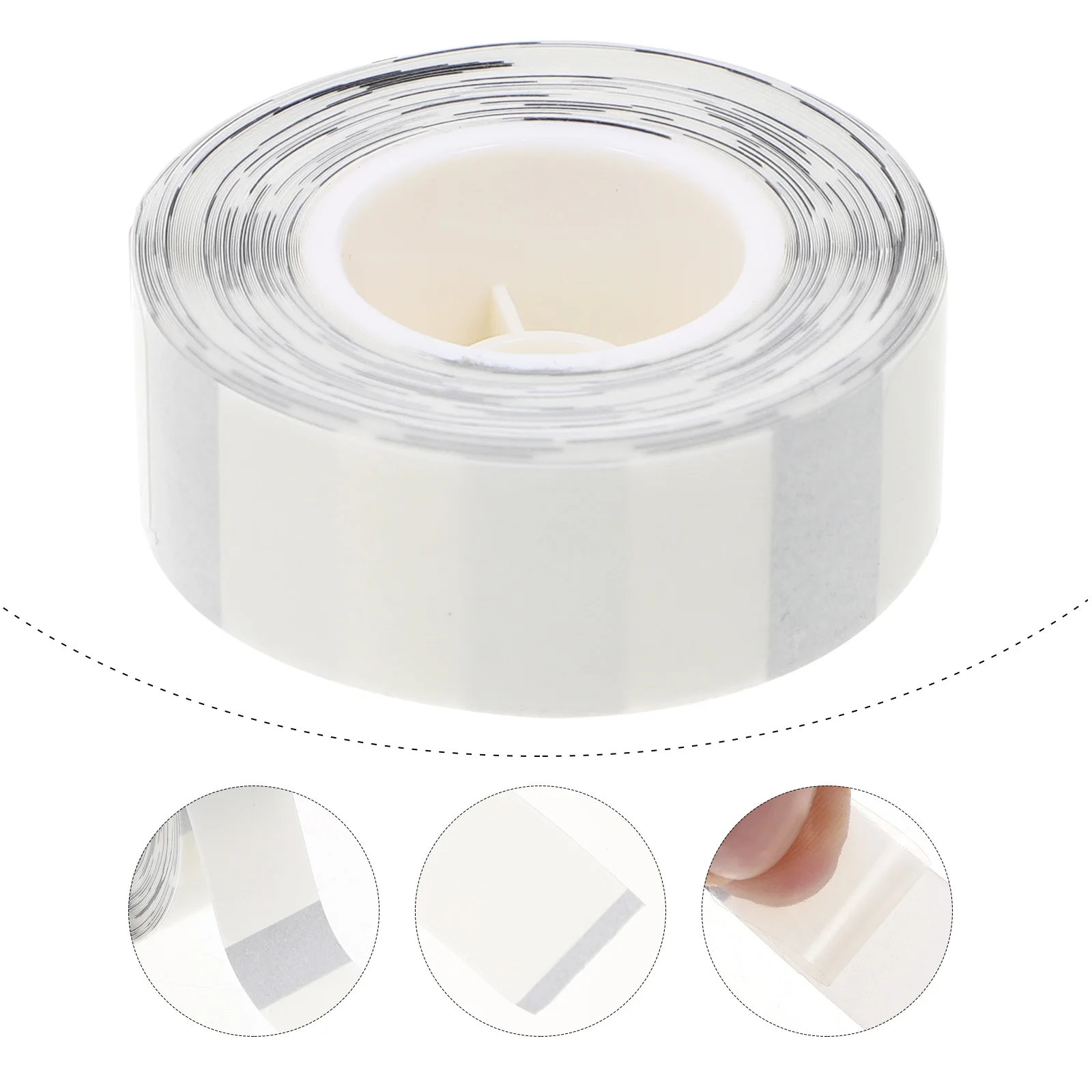 

Clear Transparent Name Sticker Tape Label Maker Refills Self adhesive Bulk Labels Pet Marker Safe Material Home Store