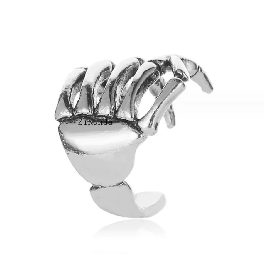 جديد الموضة الرجعية شخصية اليد العمود الفقري أسلوب فاسق الأذن كليب أقراط #6