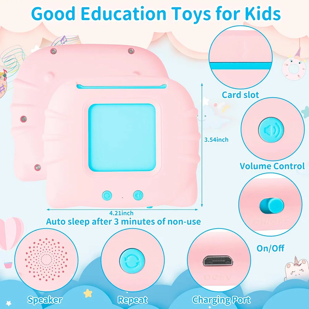 Carte Flash créative pour l'éducation précoce, jouets d'apprentissage, carte Flash parlante, système d'apprentissage de l'anglais pour les tout-petits et les enfants d'âge préscolaire