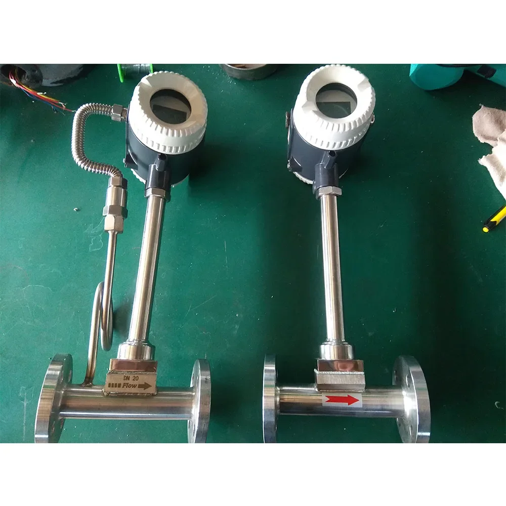 RS485 Modbus  Flow Meter Dn80 Compress Air Nitrogen Satu  Distilled Water Flowmeter