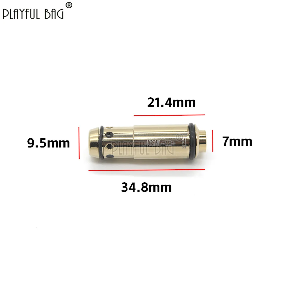 .38SPL.380ACP.40S&W.45ACP Trockenfeuer-Laser-Trainingspatrone Snap Cap Bore Sight für Schießübungen QG424S – Detail 10
