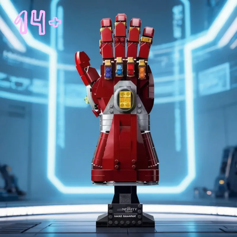 

New 675 Pack Hero Super Avengers Nano Gloves 76223 Creative Education Building Blocks Model Birthday Christmas Gift