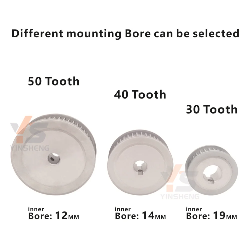 40T AF Type HTD5M Timing pulley Tooth Width 11/16/21/27/31/41MM Bore 5-30 MM 40-tooth HTD 5M Synchronous Driving wheel 3D Parts