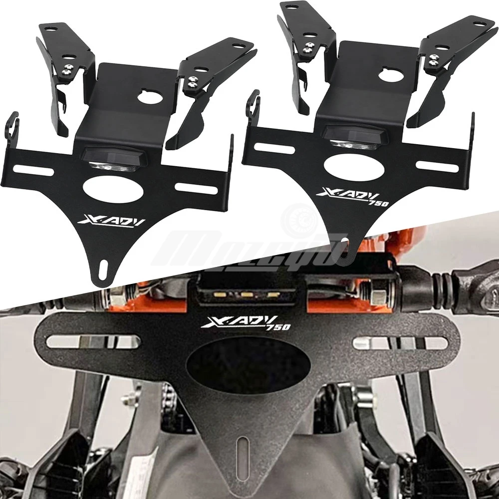 

For HONDA X-ADV750 XADV750 X Adv 750 2021 2022 2023 2024 License Plate Holder Bracket 450MT Rear Tail Tidy Fender Eliminator Kit