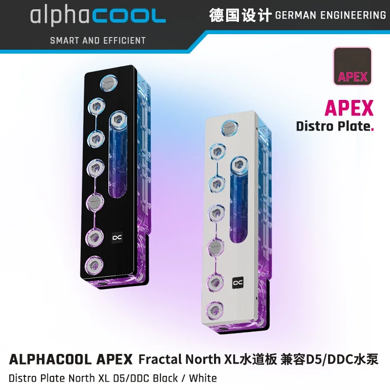 

Alphacool Apex Distro Plate Water Tank For Fractal North XL Computer Case Support D5 VPP /DDC Pump