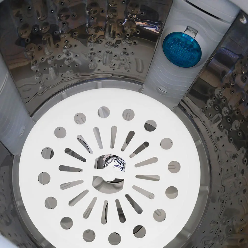 

Washing Machine Spin Cap Cover Plastic Automatic Washer Clothes Pressing Piece Accessories Easy Install White for Most