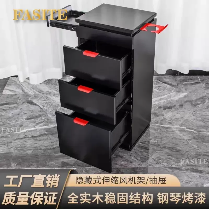 For Barber Shop Tool Cabinet Beauty Hair Stylist Storage Shelf Locker for Cut Perm Dyeing Tools Multi-layer Organizer