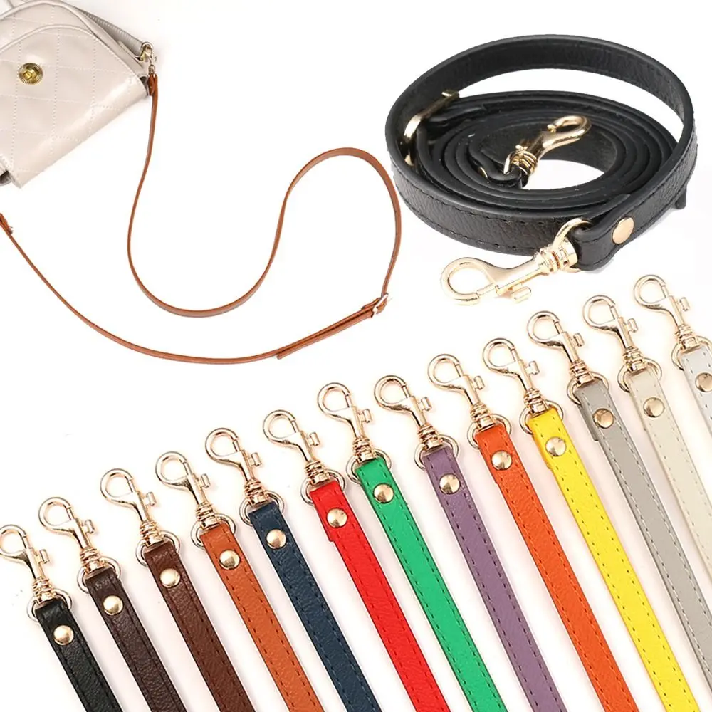 120cm  DIY Women Bag Replacement Strap Leather Shoulder Bag Strap Bag Belt Purse Handle Crossbody Strap Bag Accessories