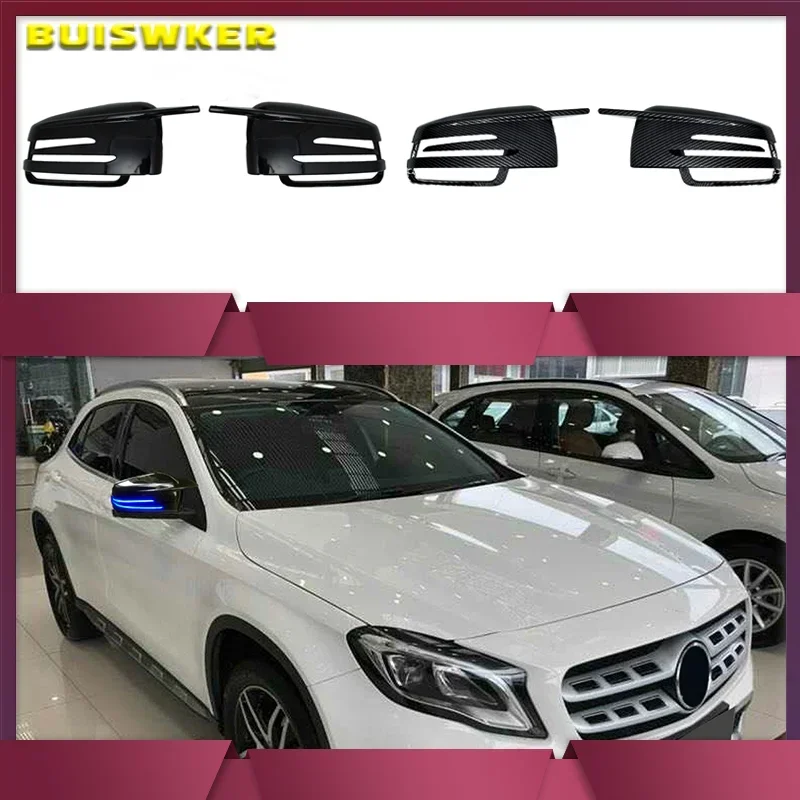 For Mercedes BENZ W176 W246 W212 W204 C117 X156 X204 W221 C218 A B C E S CLA GLA GLK Class Side Mirror Cap Covers