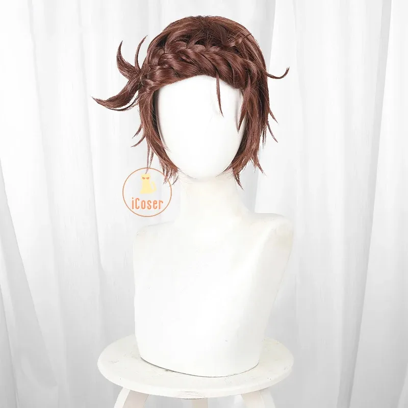 

25COSAnime Medalist Inori Yuitsuka Cosplay Wig Brown Short Hair Tsukasa Akeuraji Halloween Party for Women Girls Prop Carnival i