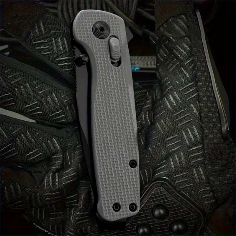 수동 잠금 기능이 있는 접이식 칼 미끄럼 방지 그립 엄지 스터드 EDC 캠핑 나이프 생존 야외 블랙/올리브 그린/오렌지 멀티툴