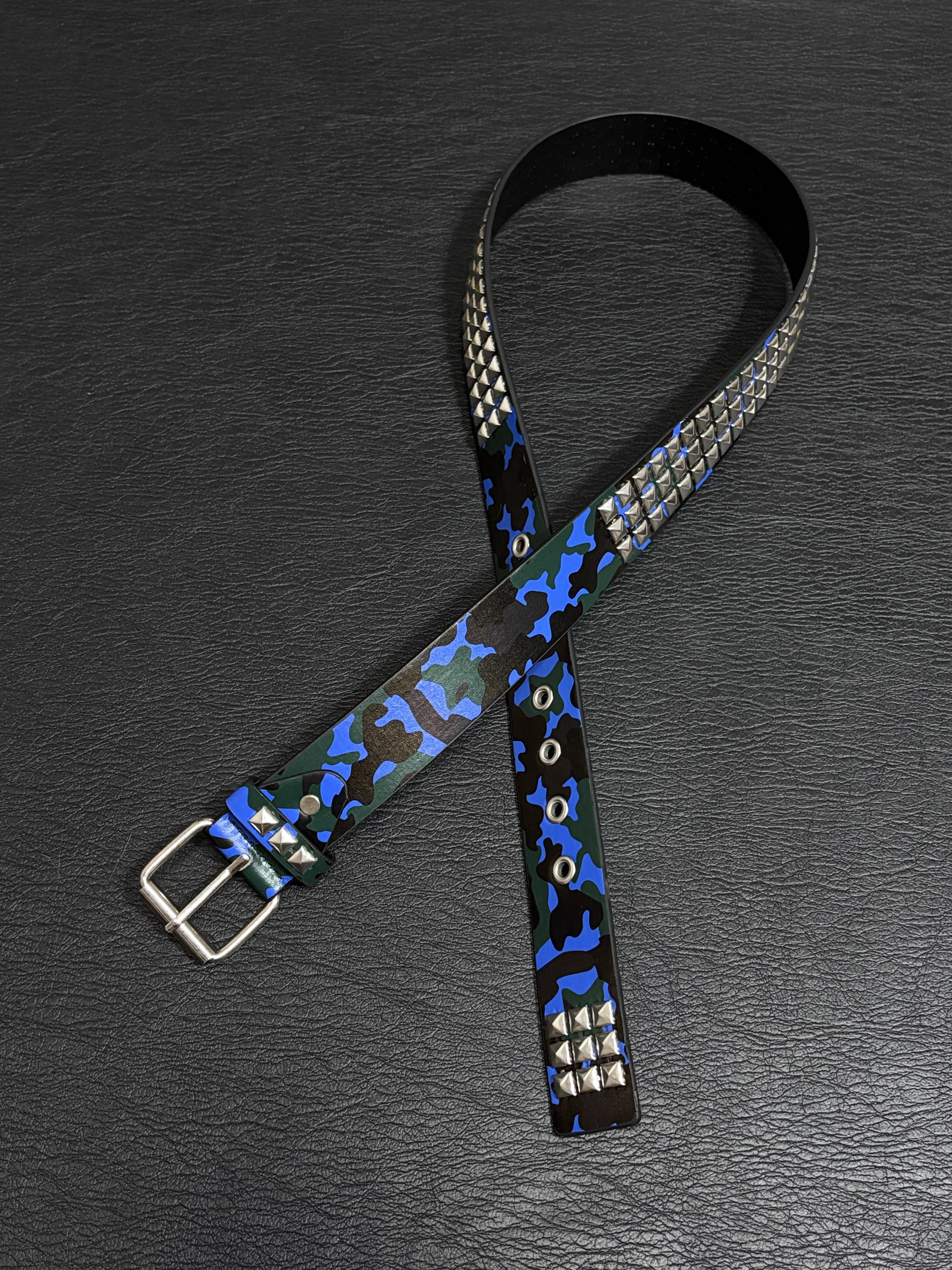 الرجال النساء خمر الأزرق طباعة برشام بولي Leather الجلود الشرير مشد الإناث Cummerbund معطف حزام فستان Decration واسعة حزام J1827