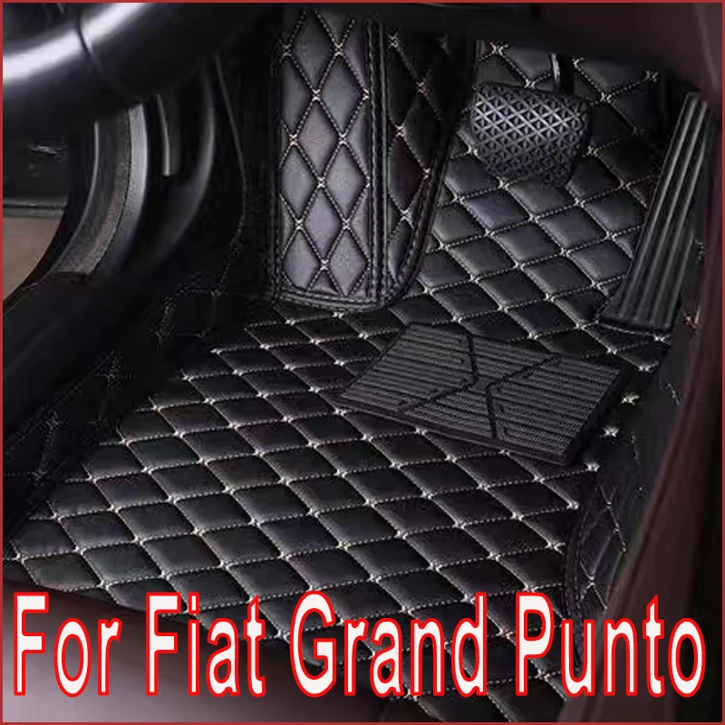 Car Floor Mats For Fiat Grand Punto Project 199 2005~2009 3door Tapetes Para Carro Alfombrillas Coche Car Mats Car Accessories