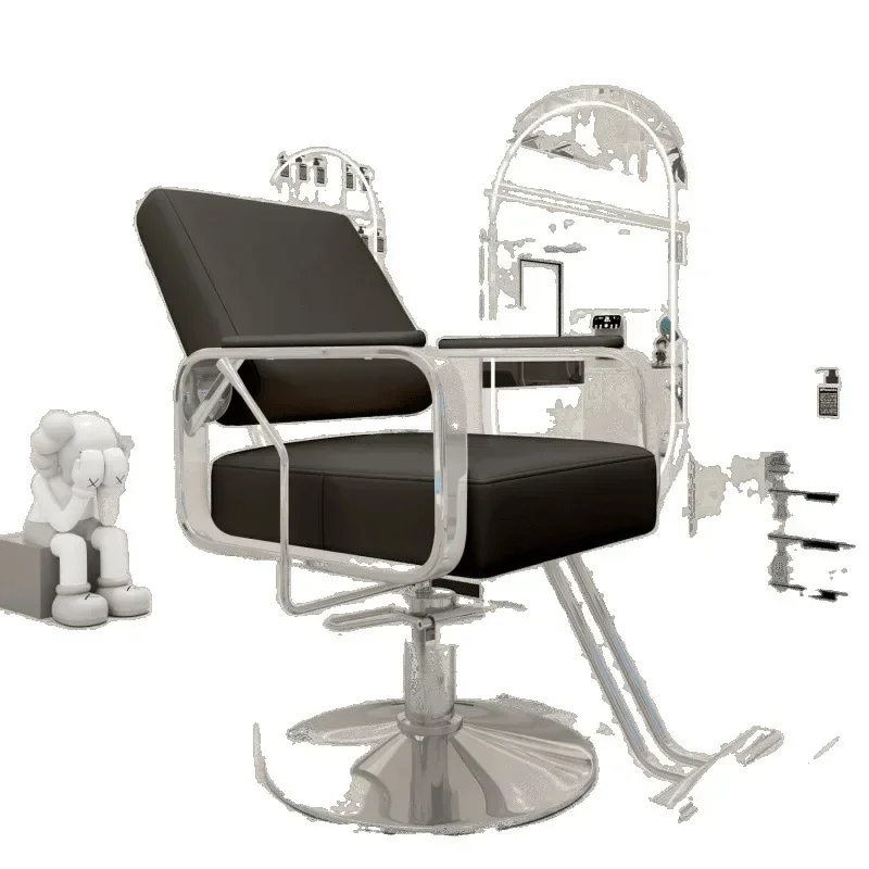 Internet celebrity perm and dyeing, barber shop, rotatable hair chair