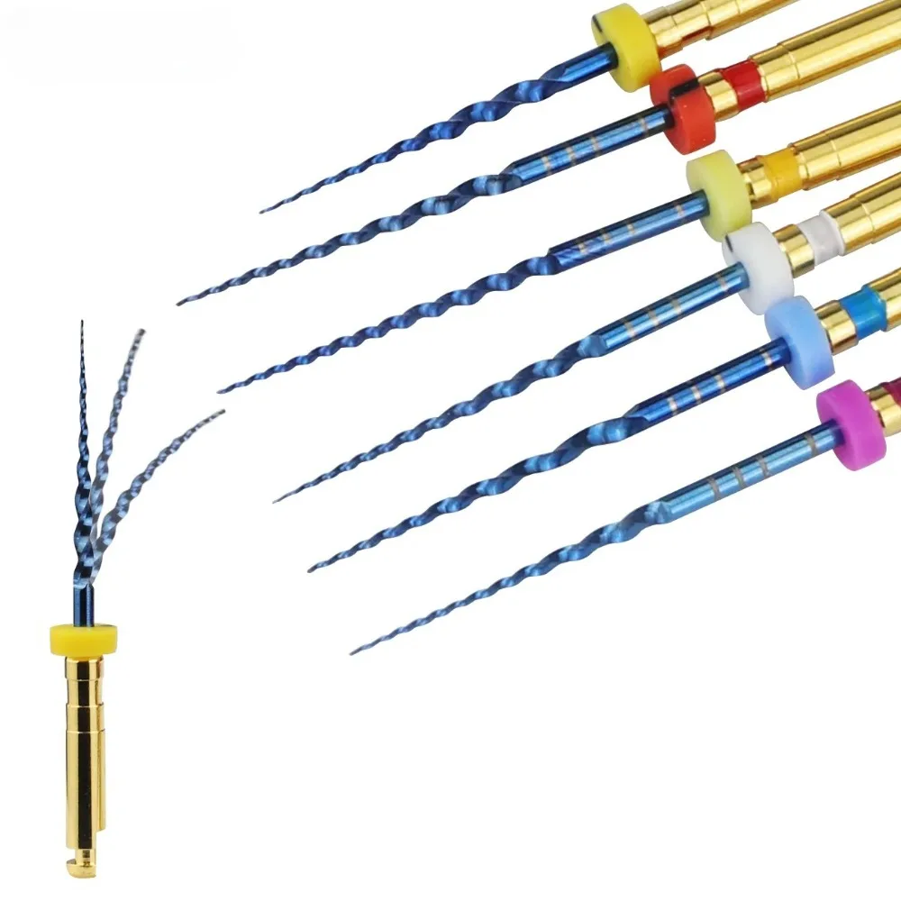 

Dental SX-F3 Blue Files Nitinol Rotary Universal Engine Endodontic Anti-Fatigue Constant Needle Dentistry Root Canal Material