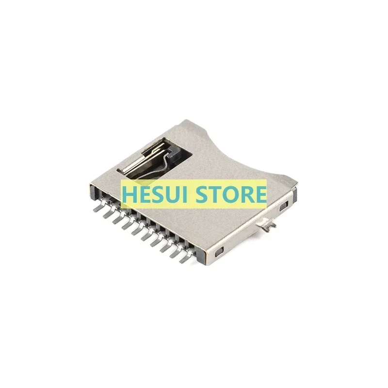 1/10 PCS TF Simple-Copper shell-Card holde -braided MicroSD Mobile phone memory card slot high temperature resistance