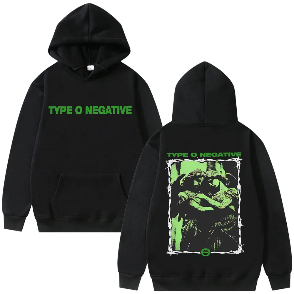 

Худи Type O Negative унисекс, винтажный готический рок-метал свитшот, уличная одежда, мужской флисовый хлопковый оверсайз пуловер с капюшоном