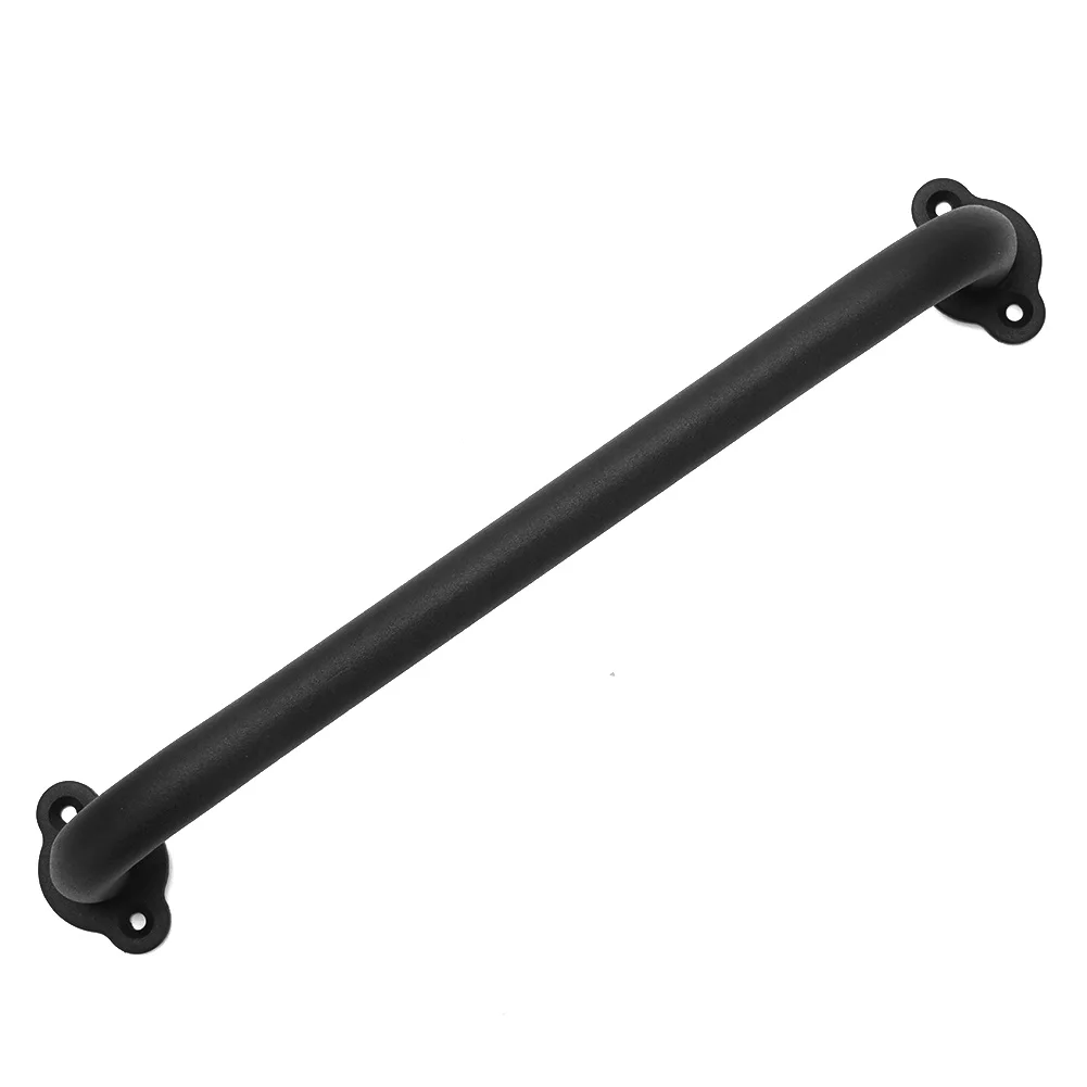 

Sliding Barn Door Pull Flush Handle Gate Hardware Set Carbon Steel Matte Black with Smooth Rounded Edges to Protect Users